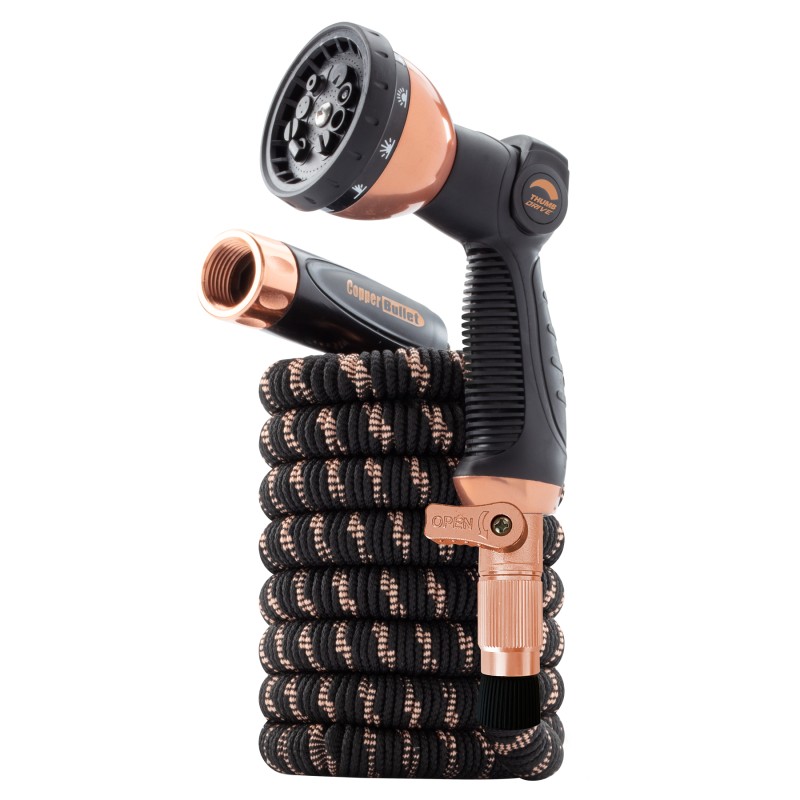Tuyau d'arrosage extensible Pocket Hose Copper Bullet - taille au choix